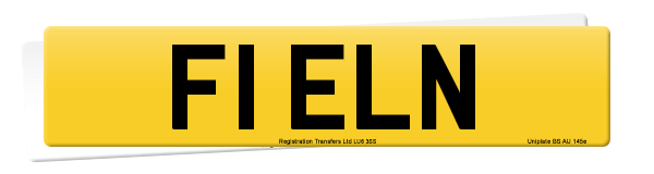 Registration number F1 ELN